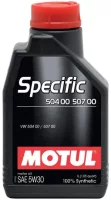 Motul Specific 504.00/507.00 5W-30 сажовий фільтр